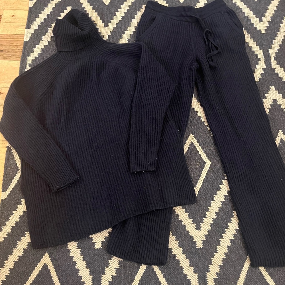 Madewell Knit Ribbed Sweater Set